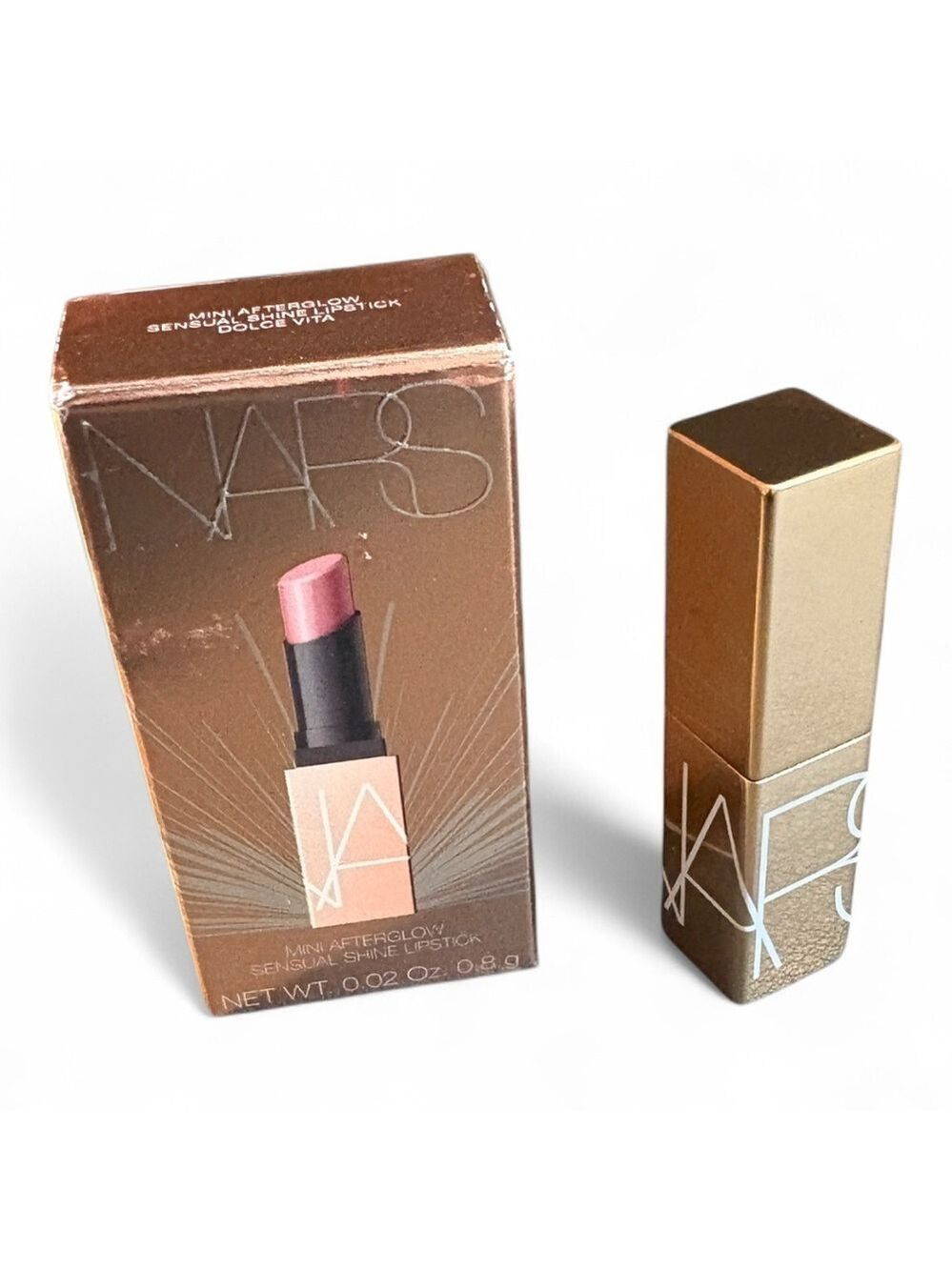 NARS Mini Afterglow Sensual Shine Lipstick NIB